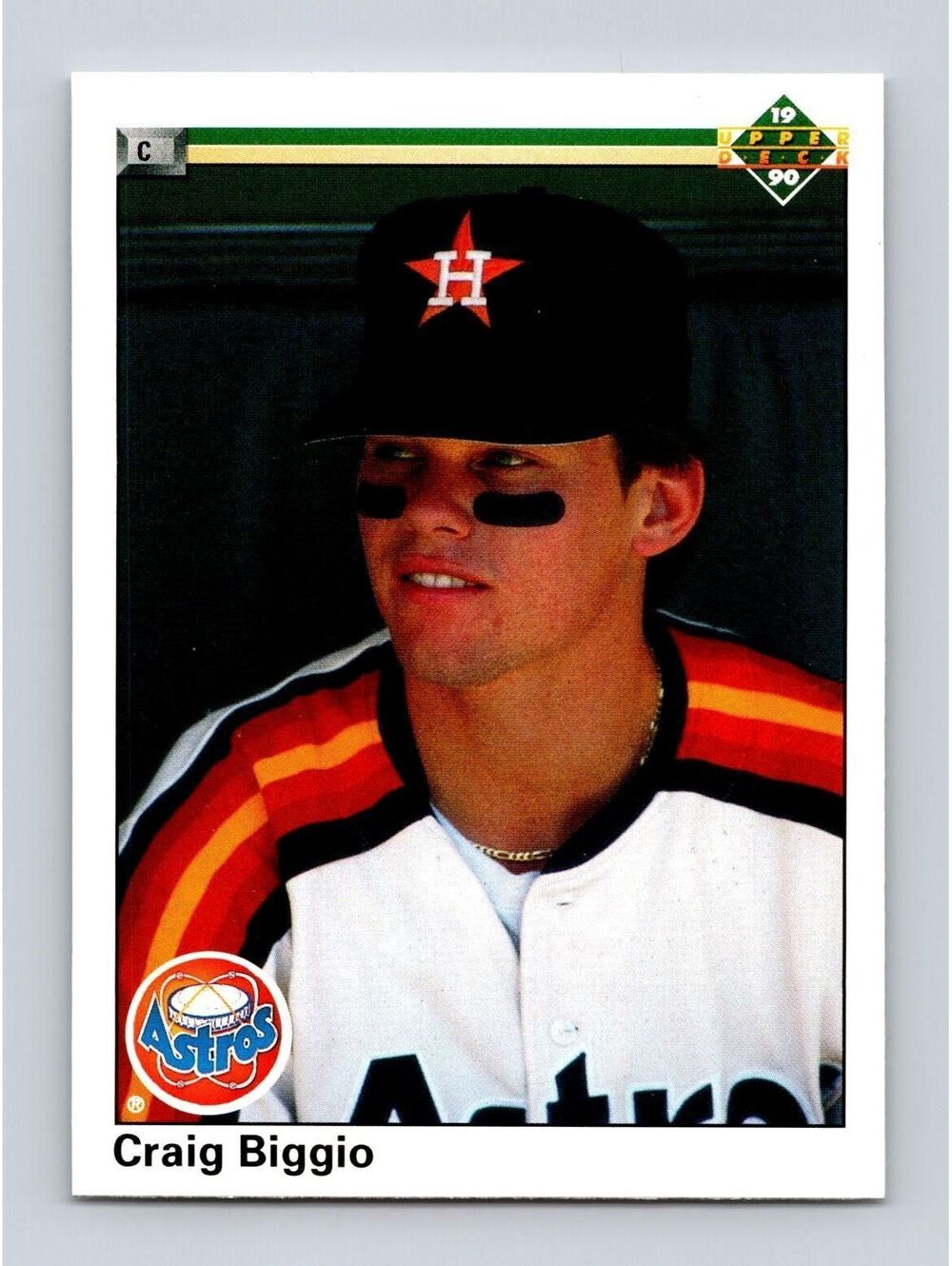 1990 Upper Deck #104 Craig Biggio Baseball Card